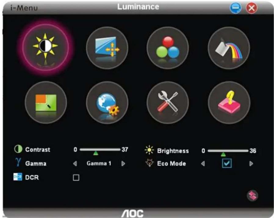AOC E2275P - i-Menu - 2