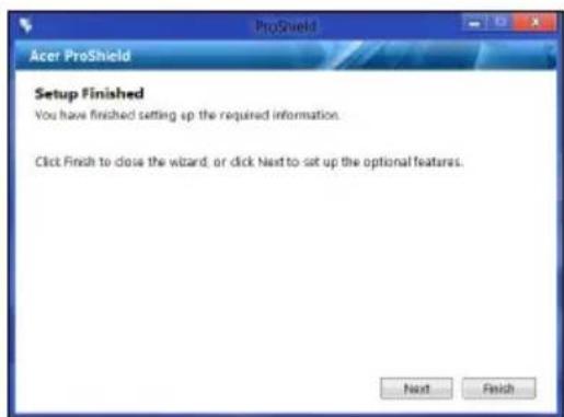 ACER Veriton B830_57 - Einrichtung von Acer ProShield - 2