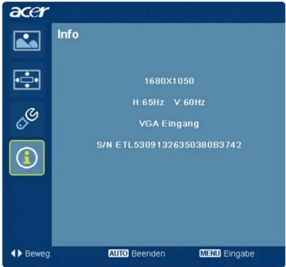 ACER P244W - Product Information - 1