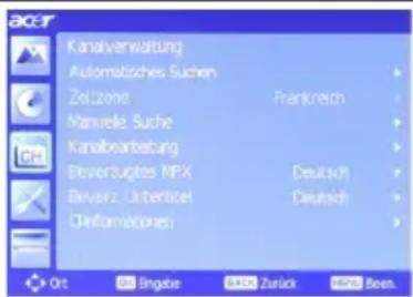 Kanalverwaltung Automatisches Suchen Zahlzone Frankreich Manurele Suche Kanalbearbetrung Bevorsugtes NFX Deutsch Bevorz Untertizel Deutsch Chinformaktoren