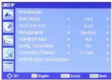 ACER AT2026D - Einstellen der Kanalverwaltung - 2