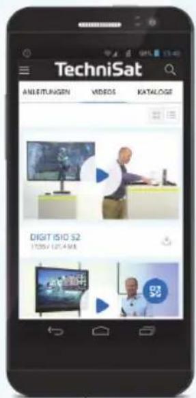 TechniSat ANLEITLAGEN VIDEOS KATALOGE DIGIT ISO 52 100%+10.4mA
