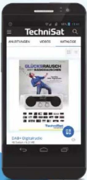 TechniSat ANLEITUNGEN VIDEOS KATALOGE GLÜCKSRAUSCH JAH RODGRAUSCHEN TechniSat DAB+ Digitalradio 40.100x / 6,3 MHz