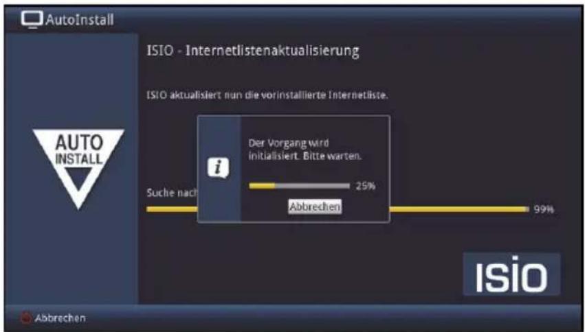 TECHNISAT Technivista 65 - ISIO-Internetlistenaktualisierung - 1