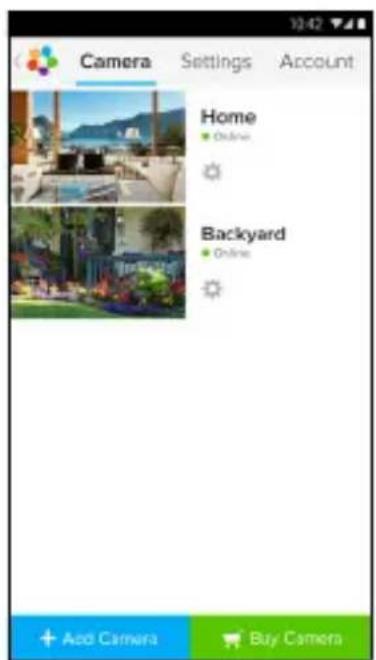 Camera Settings Account Home • Online Backyard • Online Aed Camera Buy Camera