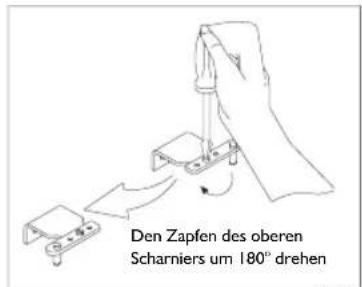BAUKNECHT KDA 2473 A2+ IO - Änderung des rechtsseitigen Türanschlags - 4
