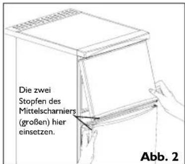 BAUKNECHT KDA 2473 A2+ IO - Änderung des rechtsseitigen Türanschlags - 2
