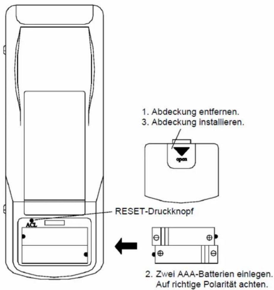 CoolStar CSKL12000i - Batterien einlegen - 1