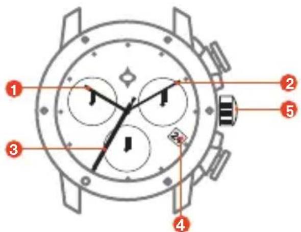 LIV P-51 - PARTS OF YOUR NEW WATCH - 1