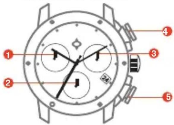 LIV P-51 - PARTS OF YOUR NEW WATCH - 2