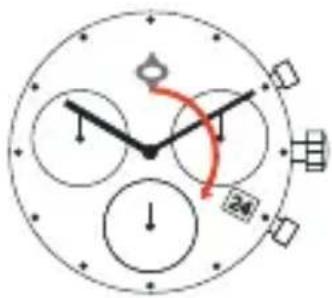 LIV P-51 - ADJUSTING THE CHRONOGRAPH HANDS - 3