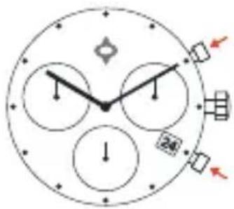 LIV P-51 - ADJUSTING THE CHRONOGRAPH HANDS - 2