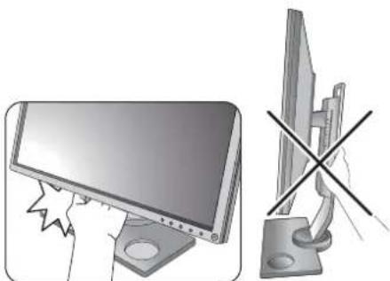 BENQ Zowie XL2746S - Einstellen der Höhe des Monitors - 2