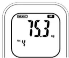 WEIGHT 75.3 kg No 4