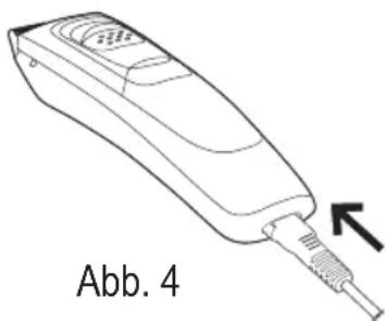 Edeka HC-577 - Betrieb mit dem Netzadapter - 1