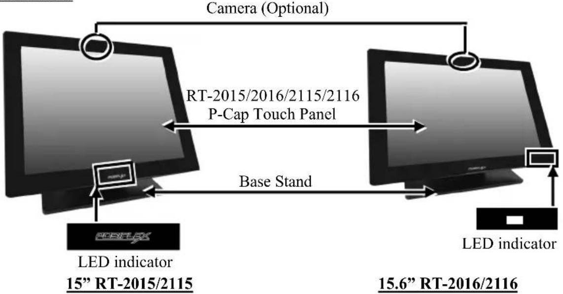 Posiflex RT-2016 - Views of RT-2015/2016/2115/2116 - 1