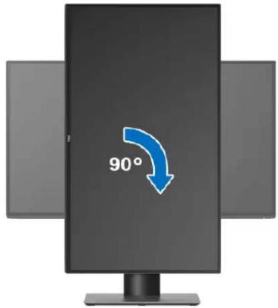 DELL UltraSharp U2520D - Im Uhrzeigersinn drehen - 1