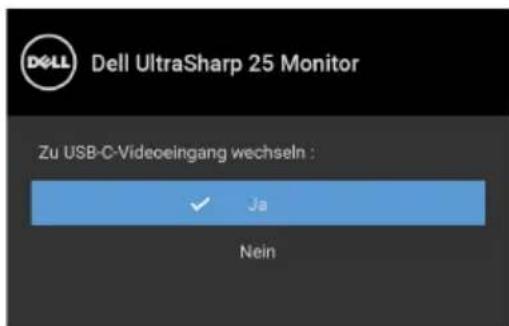 DELL UltraSharp U2520D - HINWEIS: Die Meldung könnte je nach angeschlossenem Eingangssignal leicht unterschiedlich sein. - 1
