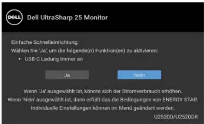 DELL UltraSharp U2520D - HINWEIS: Die Meldung könnte je nach angeschlossenem Eingangssignal leicht unterschiedlich sein. - 4