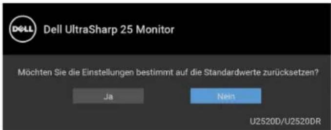 DELL UltraSharp U2520D - HINWEIS: Die Meldung könnte je nach angeschlossenem Eingangssignal leicht unterschiedlich sein. - 2