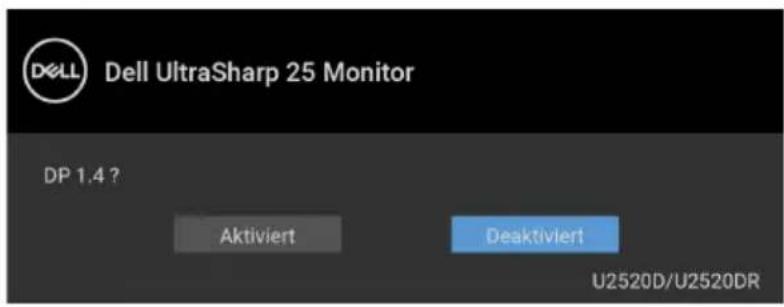 DELL UltraSharp U2520D - DisplayPort (DisplayPort auf DisplayPort) Kabel anschließen (für U2520D) - 2