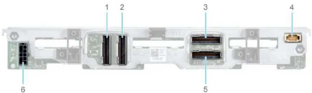 DELL PowerEdge MX740C - Laufwerks-Rückwandplatine - 1