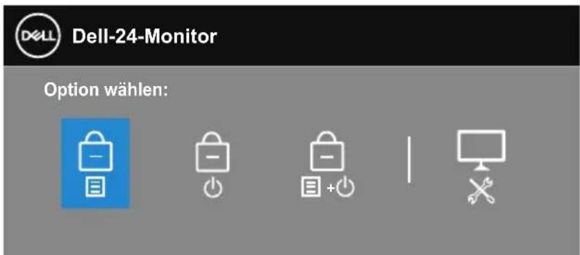 DELL P2421DC - Menü- und Ein-/Austaste sperren - 2