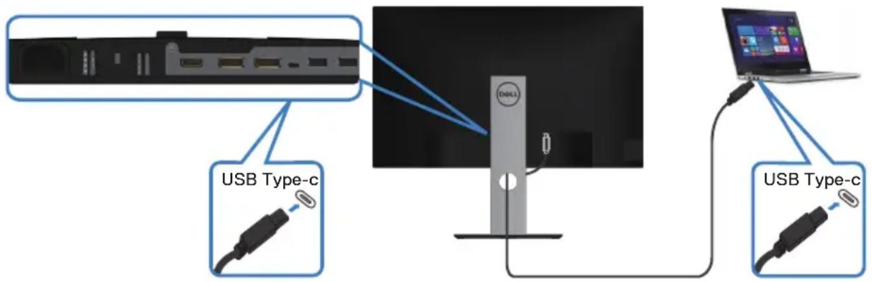 DELL P2421DC - Ihren Monitor anschließen - 4