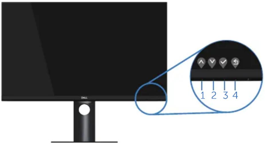 DELL P2421DC - OSD-Bedienelemente - 1