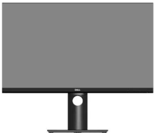 DELL P2421DC - Übersicht über Einzelteile und Bedienelemente - 1