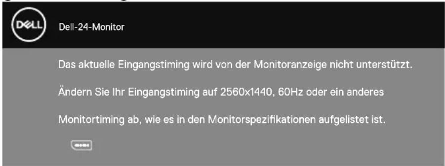 DELL P2421DC - OSD-Warnmeldungen - 1
