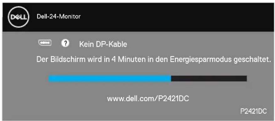 DELL P2421DC - OSD-Warnmeldungen - 7