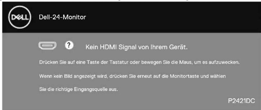 DELL P2421DC - OSD-Warnmeldungen - 10