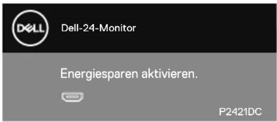 DELL P2421DC - OSD-Warnmeldungen - 3