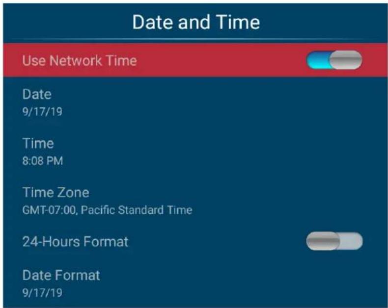 Planar PS6574KT - Date and Time - 1
