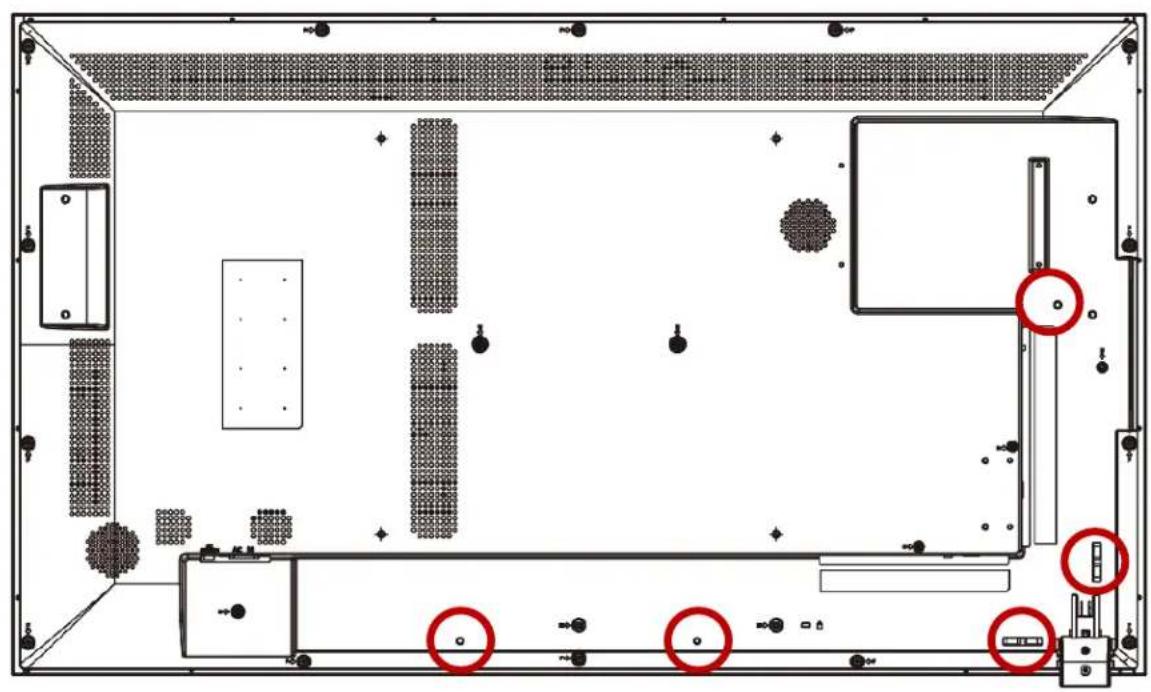 Planar PS6574KT - Installing the Cable Clips - 1