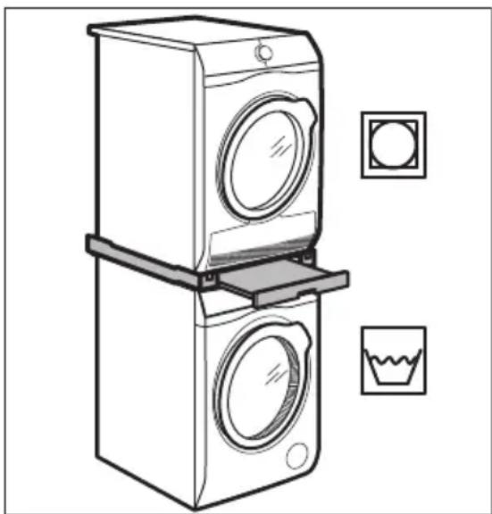 AEG LB3681 - Bausatz Wasch-Trocken-Säule - 1