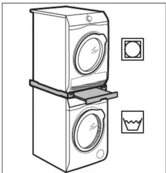 AEG L8FE76697 - Bausatz Wasch-Trocken-Säule - 1
