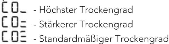 AEG T8DB66584 - Einstellung des standardmäßigen Trockengrads - 1