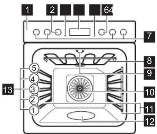 AEG ECS45131XM - Gesamtansicht - 1
