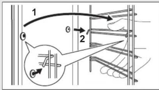 AEG BPS55522CM - Entfernen: Einhängegitter - 2
