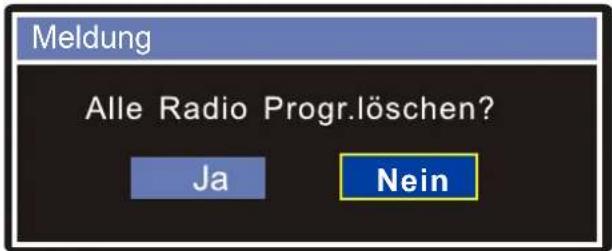 SEG Verona - RADIO Programme löschen - 1