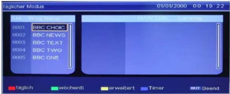 SEG Verona - EPG (Elektronischer Programmführer) - 1