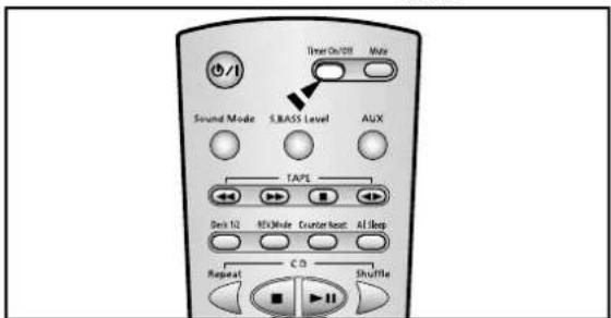 SAMSUNG MAX-S725 - Um... drücken Sie Timer On/Off... - 1