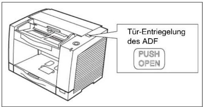 Tür-Entriegelung des ADF PUSH OPEN