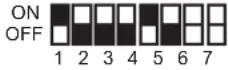 PANASONIC VL-VM301 - Einstellungen für den DIP-Schalter des Distributors - 3