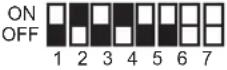 PANASONIC VL-VM301 - Einstellungen für den DIP-Schalter des Distributors - 20