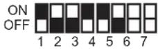 PANASONIC VL-VM301 - Einstellungen für den DIP-Schalter des Distributors - 19