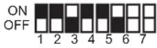 PANASONIC VL-VM301 - Einstellungen für den DIP-Schalter des Distributors - 23