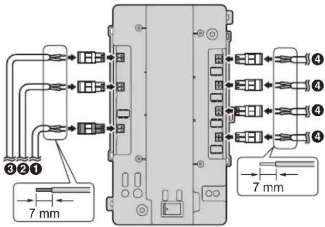③②① 7 mm ④ ④ ④ ④ 7 mm